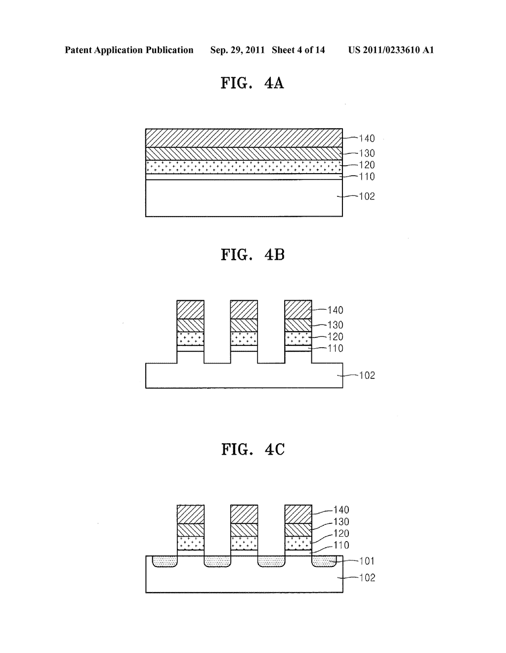 Nonvolatile Memory Devices Having Memory Cell Transistors Therein with     Lower Bandgap Source/Drain Regions - diagram, schematic, and image 05