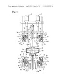 BISECTED MOLD FOR TIRE MOLDING AND PROCESS FOR MANUFACTURING TIRE WITH USE     OF THE MOLD diagram and image