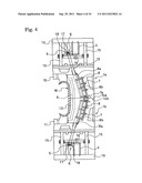 BISECTED MOLD FOR TIRE MOLDING AND PROCESS FOR MANUFACTURING TIRE WITH USE     OF THE MOLD diagram and image