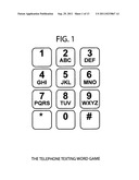 Telephone texting word game diagram and image