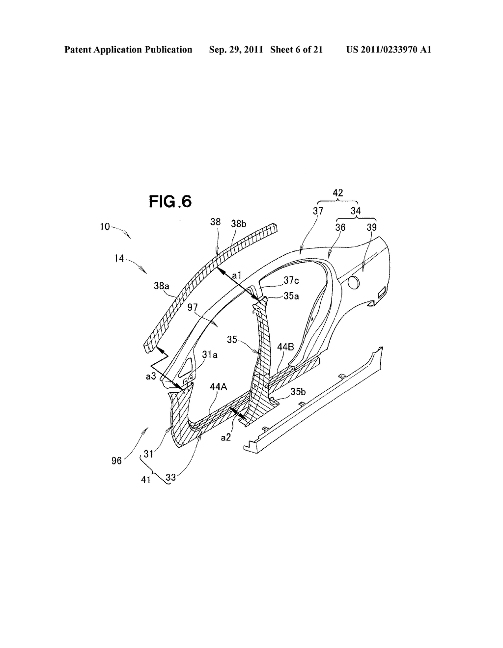 VEHICLE SIDE BODY STRUCTURE - diagram, schematic, and image 07