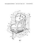 RECLINING RIDE DOWN CHILD SEAT diagram and image