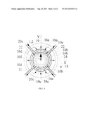 COMBINATION RADIAL/AXIAL ELECTROMAGNETIC ACTUATOR WITH AN IMPROVED AXIAL     FREQUENCY RESPONSE diagram and image