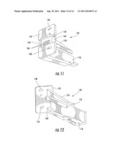 Bracket Assembly for Undermounted Drawer and Tray Slides in Cabinetry diagram and image