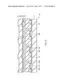 OPTICALLY-FUNCTIONAL FILM AND METHOD OF MANUFACTURING THE SAME, DISPLAY     AND METHOD OF MANUFACTURING THE SAME diagram and image