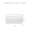 OPTICALLY-FUNCTIONAL FILM AND METHOD OF MANUFACTURING THE SAME, DISPLAY     AND METHOD OF MANUFACTURING THE SAME diagram and image