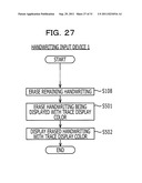 HANDWRITING INPUT DEVICE, AND HANDWRITING INPUT METHOD diagram and image