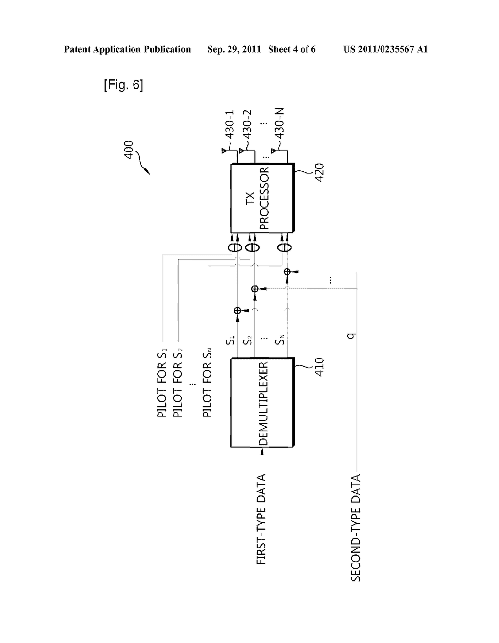 APPARATUS AND METHOD FOR TRANSMITTING DATA USING MULTIPLE ANTENNAS - diagram, schematic, and image 05