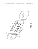 PORTABLE ELECTRONIC DEVICE WITH DETACHABLE SPEAKER diagram and image