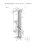 CARD ELEVATING/LOWERING DEVICE, CARD CARRYING-OUT/CARRYING-IN DEVICE AND     CARD ISSUING/COLLECTING APPARATUS diagram and image