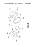 METHOD AND APPARATUS FOR CONDUCTING FILM COATING ON SURFACE OF SPINNING     CIRCULAR WORKPIECE UNDER ACTION OF GAS PRESSURE, AND NOZZLE UTILIZED IN     THE SAME diagram and image