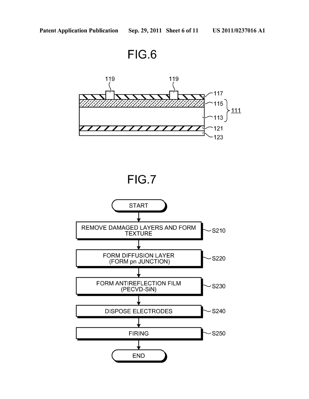 METHOD FOR MANUFACTURING SOLAR BATTERY CELL - diagram, schematic, and image 07