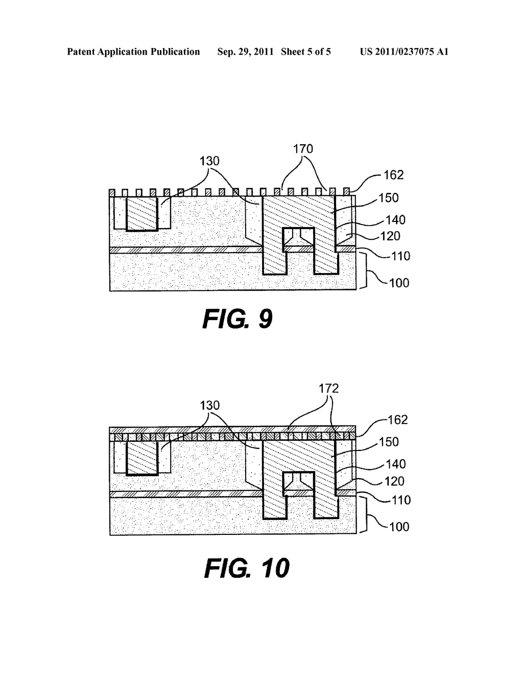 Method for Manufacturing Interconnect Structures Incorporating Air-Gap     Spacers - diagram, schematic, and image 06