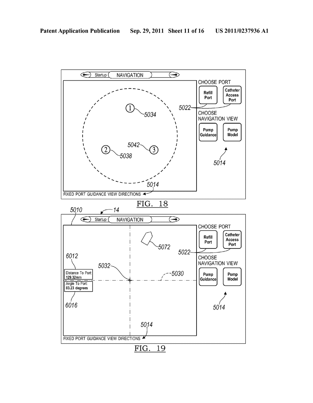 Method and Apparatus for Guiding an External Needle to an Implantable     Device - diagram, schematic, and image 12