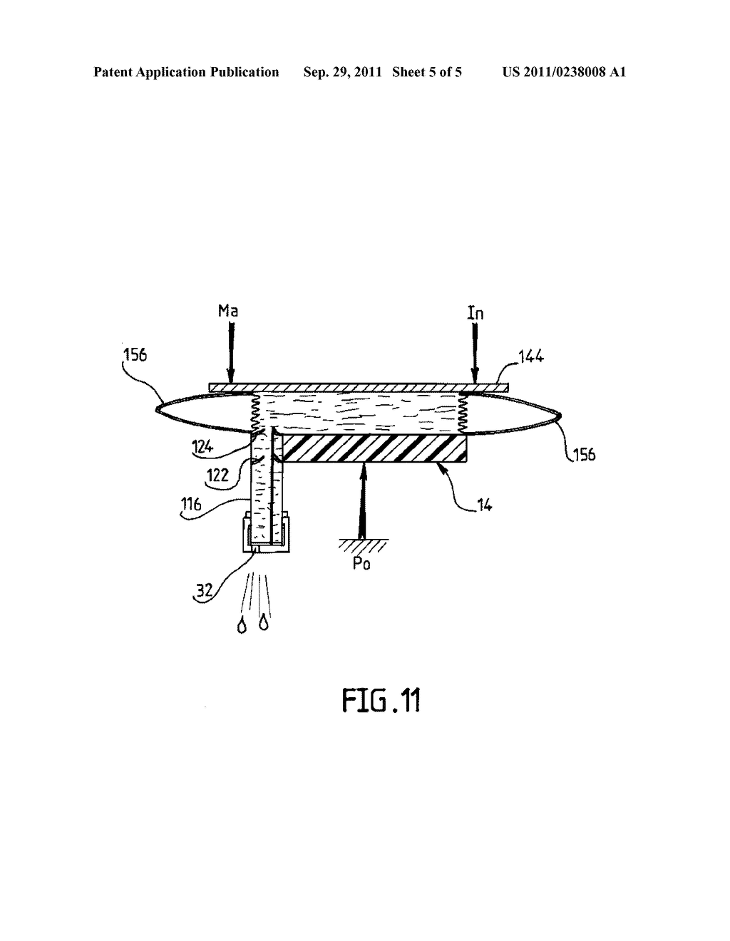 DEVICE FOR PACKAGING AND DELIVERING ACTIVE PRINCIPLES IN A HYDROALCOHOLIC     SOLUTION - diagram, schematic, and image 06