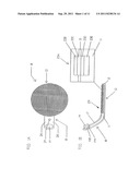 ARTIFICIAL RETINA DEVICE WITH STIMULATING AND GROUND RETURN ELECTRODES     DISPOSED ON OPPOSITE SIDES OF THE NEURORETINA AND METHOD OF ATTACHMENT diagram and image