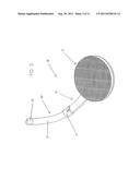 ARTIFICIAL RETINA DEVICE WITH STIMULATING AND GROUND RETURN ELECTRODES     DISPOSED ON OPPOSITE SIDES OF THE NEURORETINA AND METHOD OF ATTACHMENT diagram and image