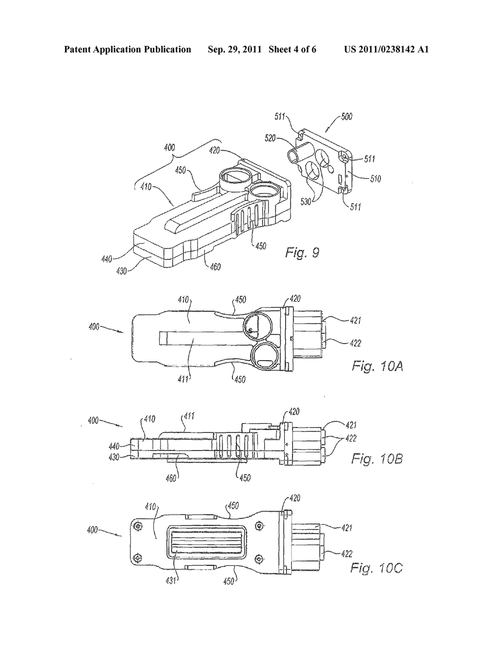 Handpiece with Cartridge for a Skin Photo-Tratment Apparatus - diagram, schematic, and image 05