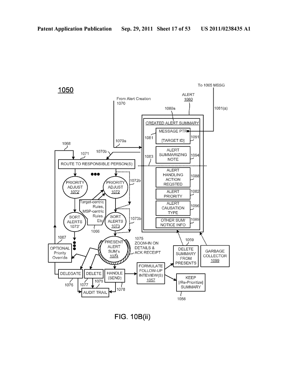 ADAPTIVE COMMUNICATION METHODS AND SYSTEMS FOR FACILITATING THE GATHERING,     DISTRIBUTION AND DELIVERY OF INFORMATION RELATED TO MEDICAL CARE - diagram, schematic, and image 18