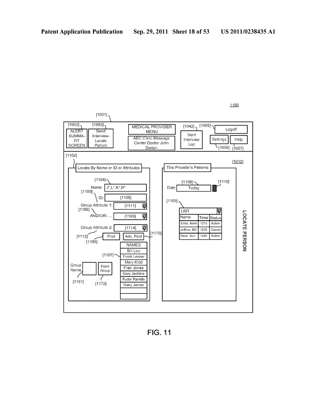 ADAPTIVE COMMUNICATION METHODS AND SYSTEMS FOR FACILITATING THE GATHERING,     DISTRIBUTION AND DELIVERY OF INFORMATION RELATED TO MEDICAL CARE - diagram, schematic, and image 19