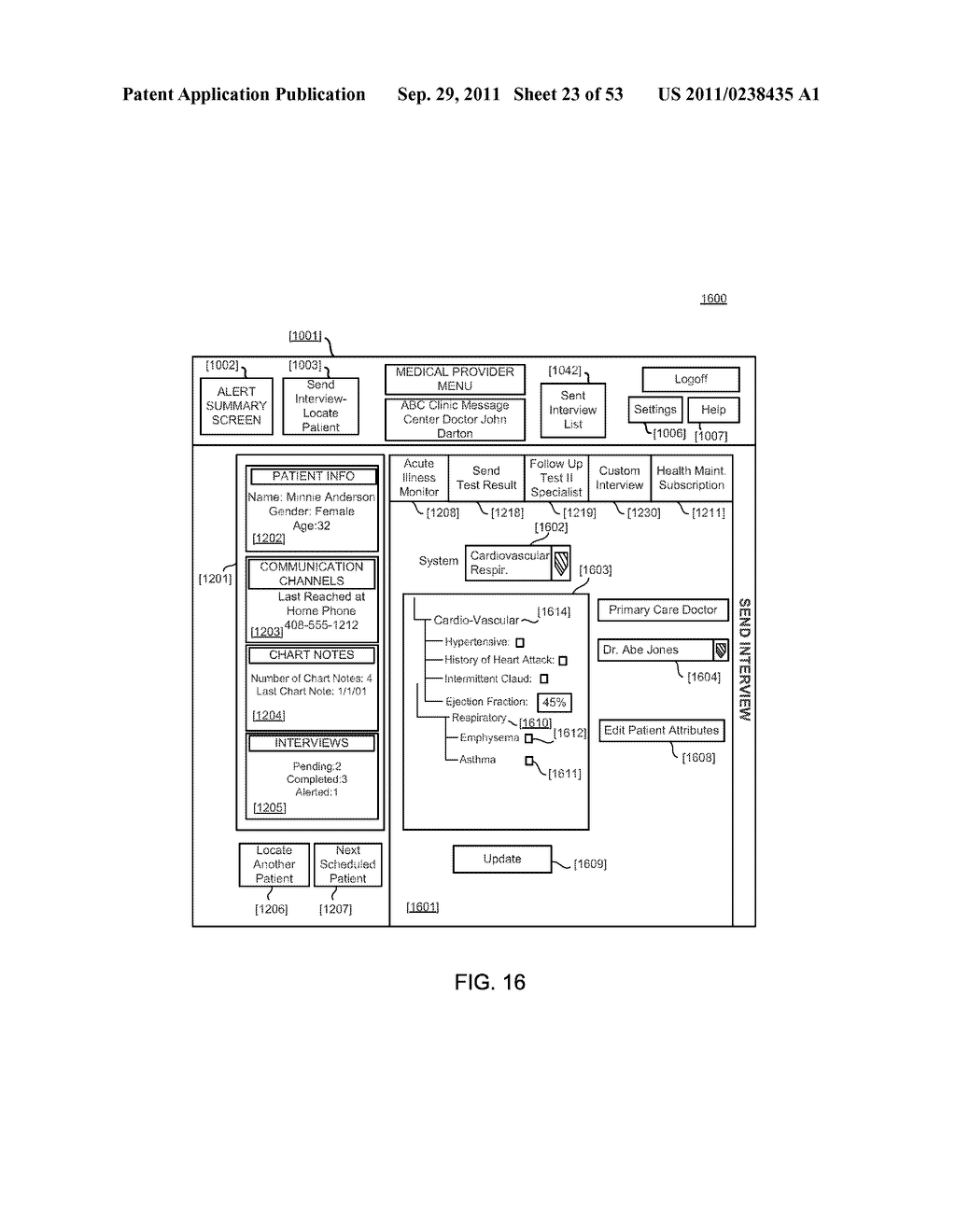 ADAPTIVE COMMUNICATION METHODS AND SYSTEMS FOR FACILITATING THE GATHERING,     DISTRIBUTION AND DELIVERY OF INFORMATION RELATED TO MEDICAL CARE - diagram, schematic, and image 24