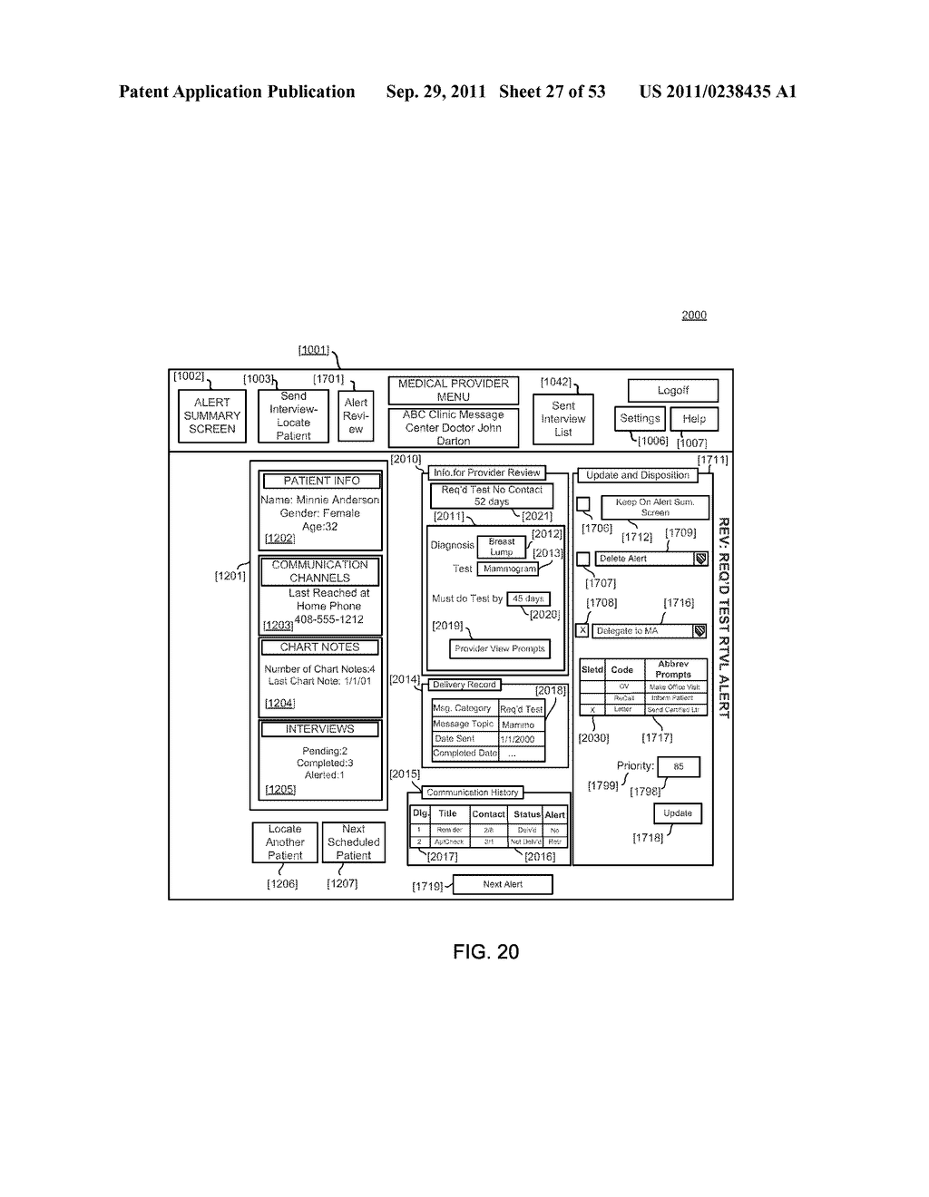 ADAPTIVE COMMUNICATION METHODS AND SYSTEMS FOR FACILITATING THE GATHERING,     DISTRIBUTION AND DELIVERY OF INFORMATION RELATED TO MEDICAL CARE - diagram, schematic, and image 28