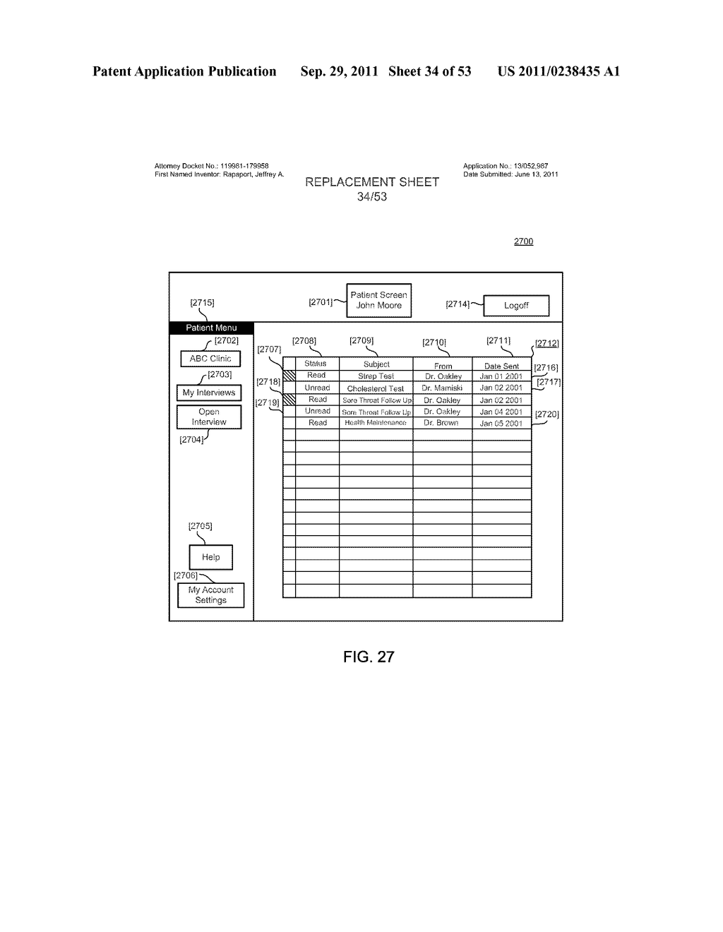 ADAPTIVE COMMUNICATION METHODS AND SYSTEMS FOR FACILITATING THE GATHERING,     DISTRIBUTION AND DELIVERY OF INFORMATION RELATED TO MEDICAL CARE - diagram, schematic, and image 35