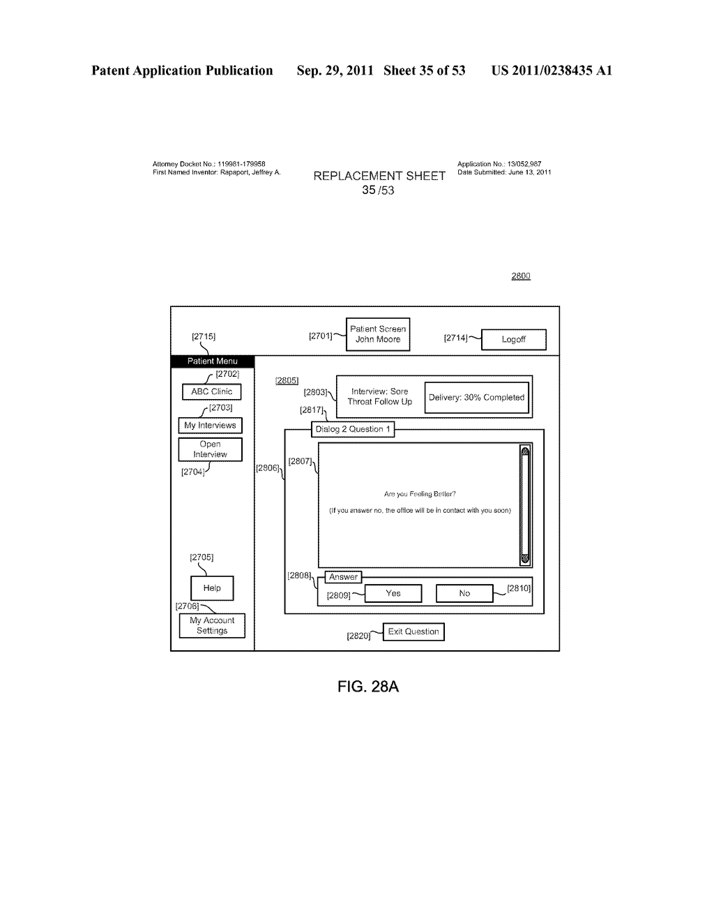 ADAPTIVE COMMUNICATION METHODS AND SYSTEMS FOR FACILITATING THE GATHERING,     DISTRIBUTION AND DELIVERY OF INFORMATION RELATED TO MEDICAL CARE - diagram, schematic, and image 36