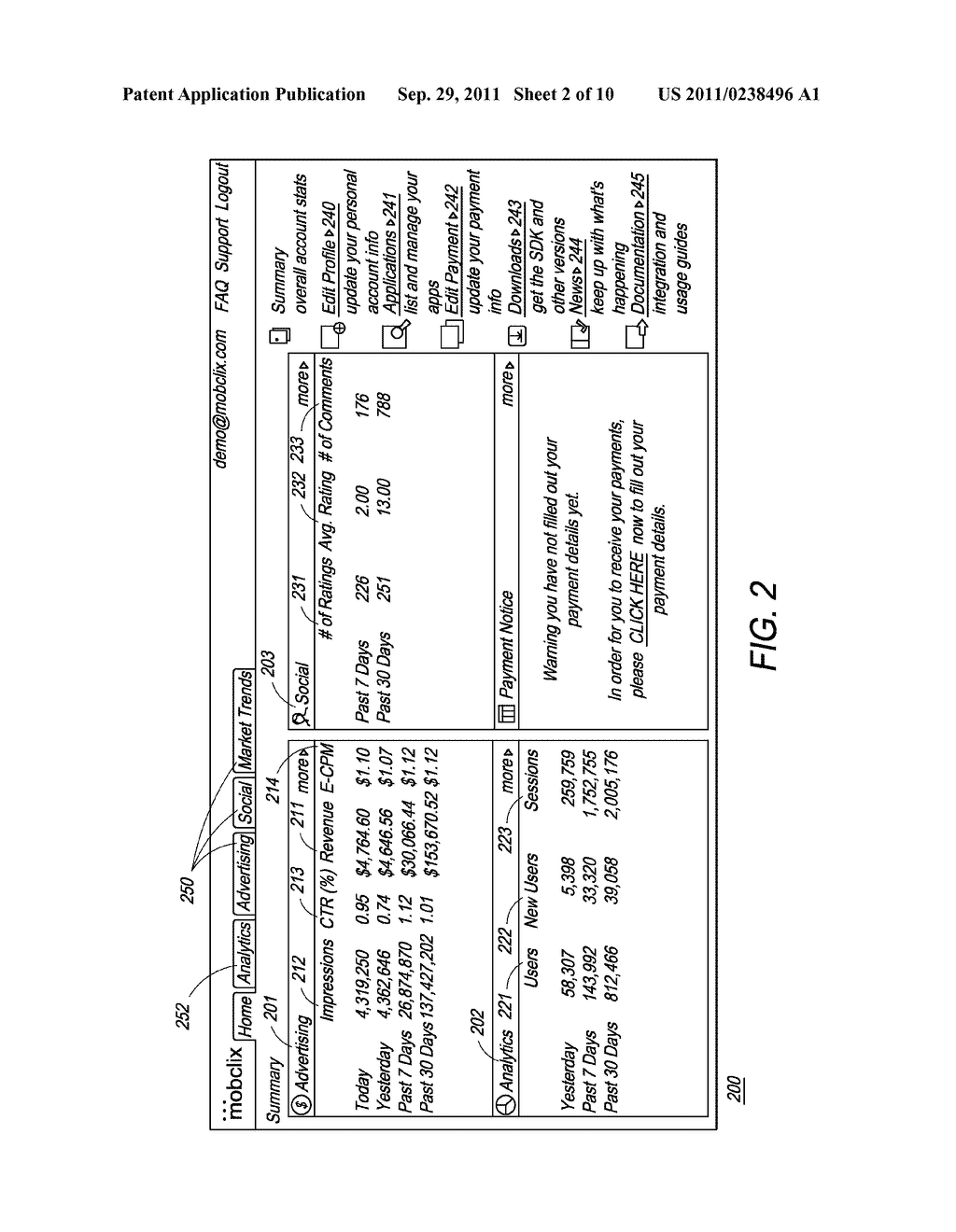 Systems and Methods for Generating Data from Mobile Applications and     Dynamically Delivering Advertising Based on Generated Data - diagram, schematic, and image 03