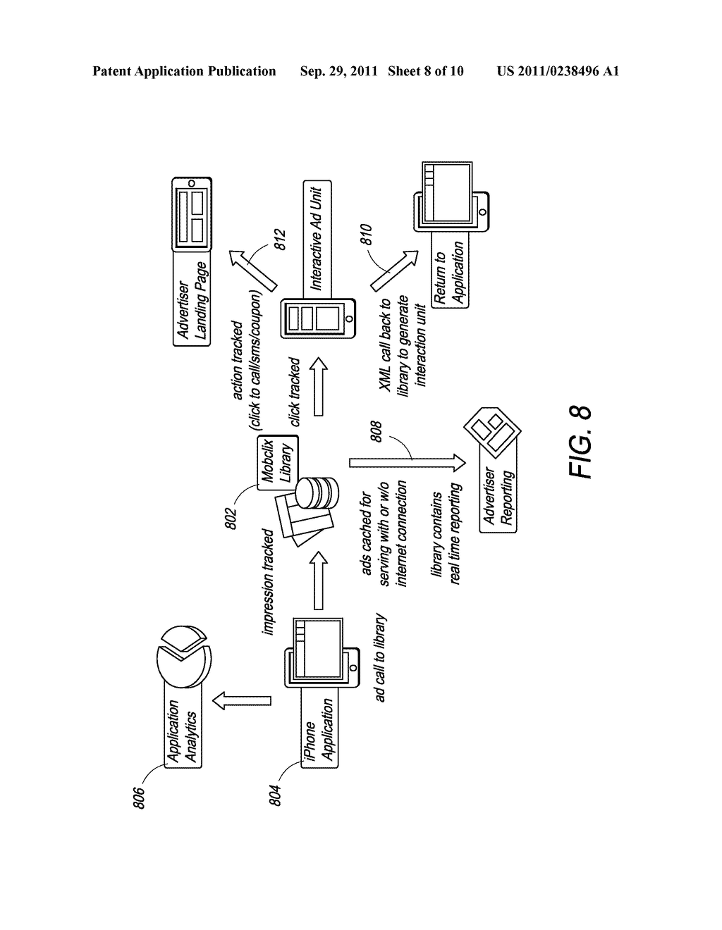 Systems and Methods for Generating Data from Mobile Applications and     Dynamically Delivering Advertising Based on Generated Data - diagram, schematic, and image 09