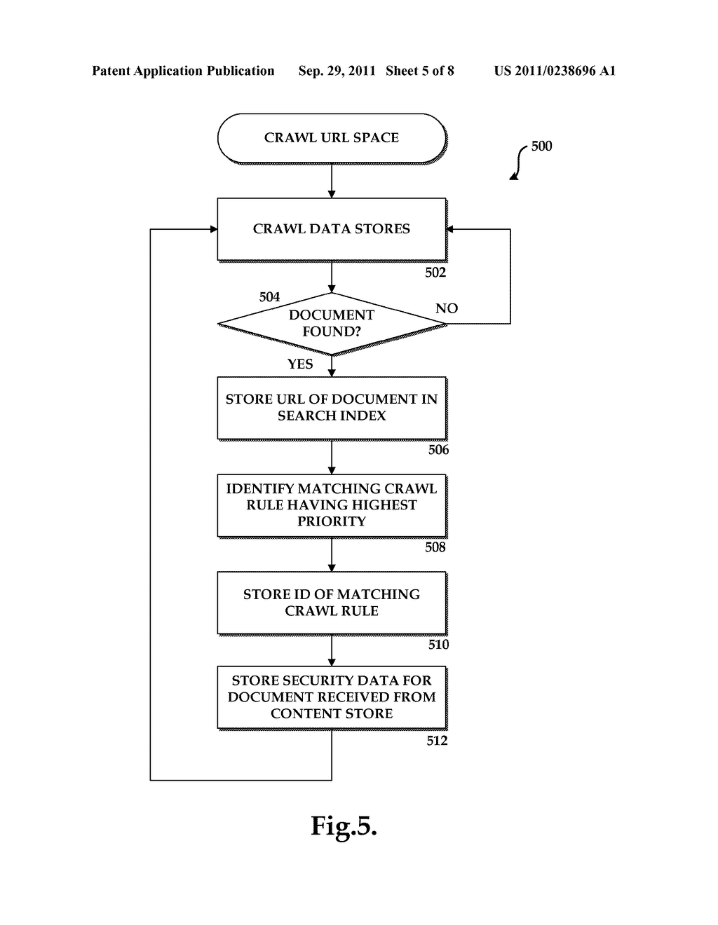 Associating Security Trimmers with Documents in an Enterprise Search     System - diagram, schematic, and image 06