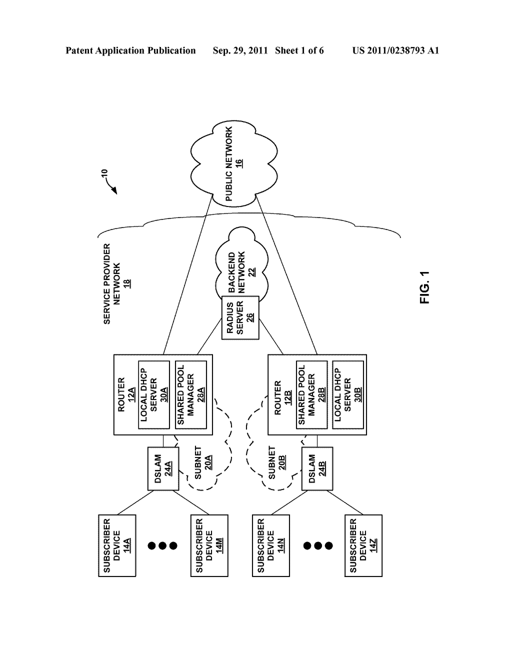 MANAGING DISTRIBUTED ADDRESS POOLS WITHIN NETWORK DEVICES - diagram, schematic, and image 02