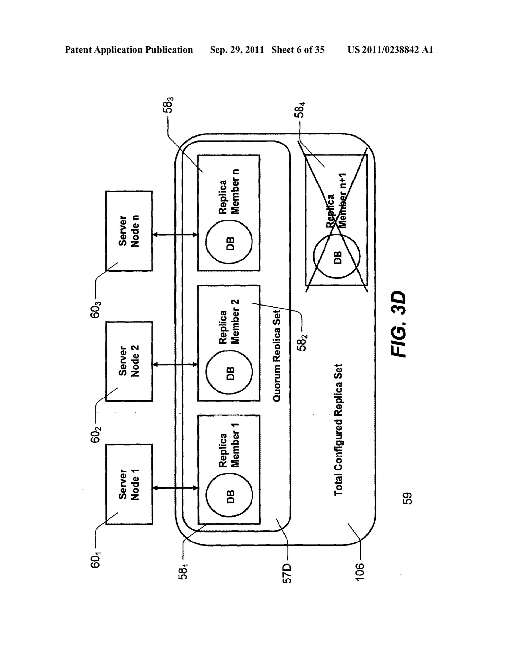 CONSISTENT CLUSTER OPERATIONAL DATA IN A SERVER CLUSTER USING A QUORUM OF     REPLICAS - diagram, schematic, and image 07