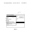 Saving a Connection Profile when Unable to Connect to a Wireless Local     Area Network diagram and image