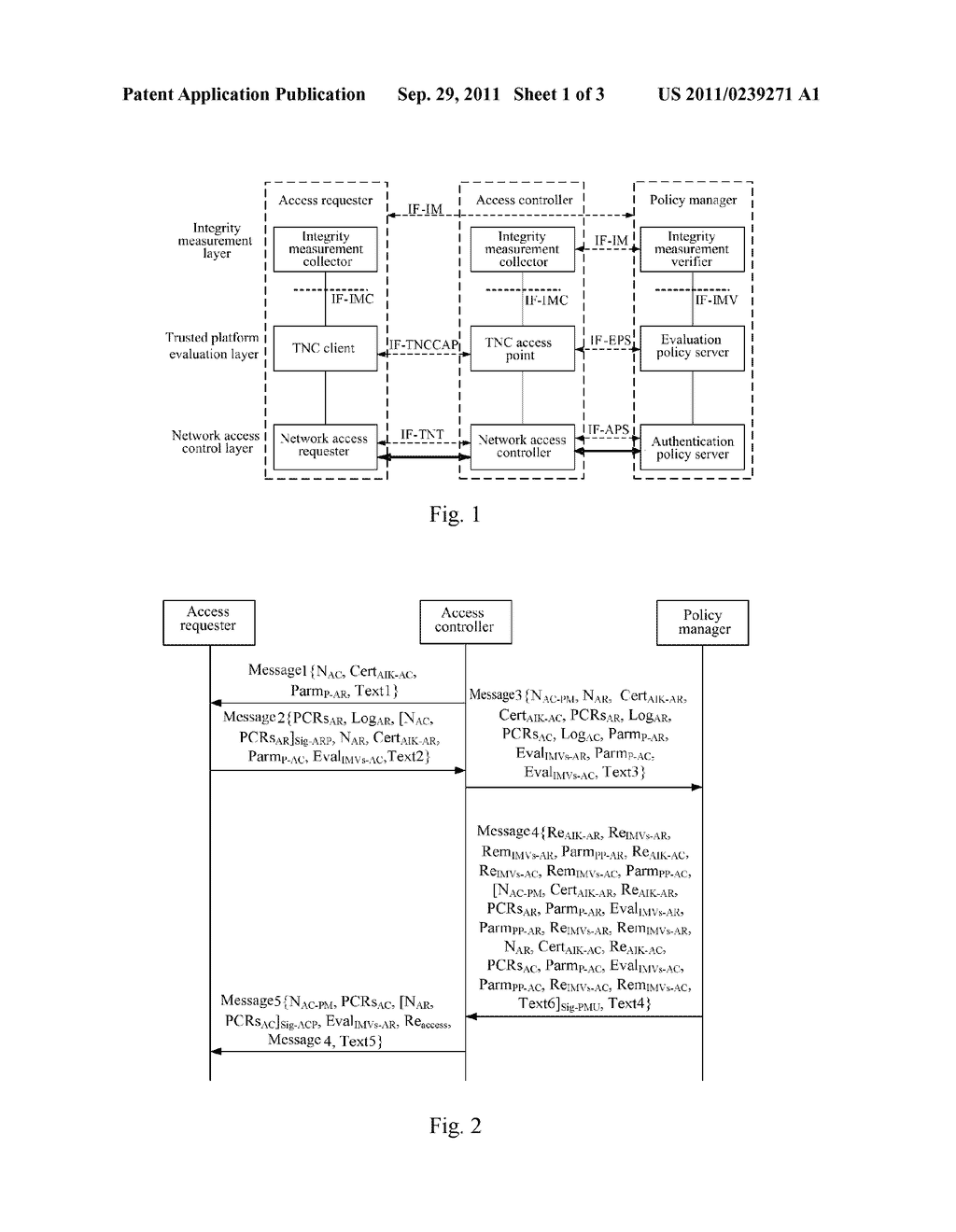 TRUSTED NETWORK CONNECTION IMPLEMENTING METHOD BASED ON TRI-ELEMENT PEER     AUTHENTICATION - diagram, schematic, and image 02