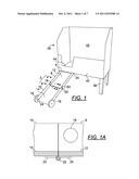 STOWABLE RAMP AND METHOD OF USE diagram and image