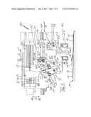 Method and a device for aligning the overlapping ends of metal strips diagram and image