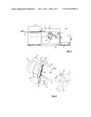 DEVICE FOR FEEDING A CONVERTING UNIT WITH A WEB SUBSTRATE FOR A FEEDING     STATION IN A PACKAGING PRODUCTION MACHINE diagram and image