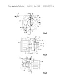 DEVICE FOR FEEDING A CONVERTING UNIT WITH A WEB SUBSTRATE FOR A FEEDING     STATION IN A PACKAGING PRODUCTION MACHINE diagram and image