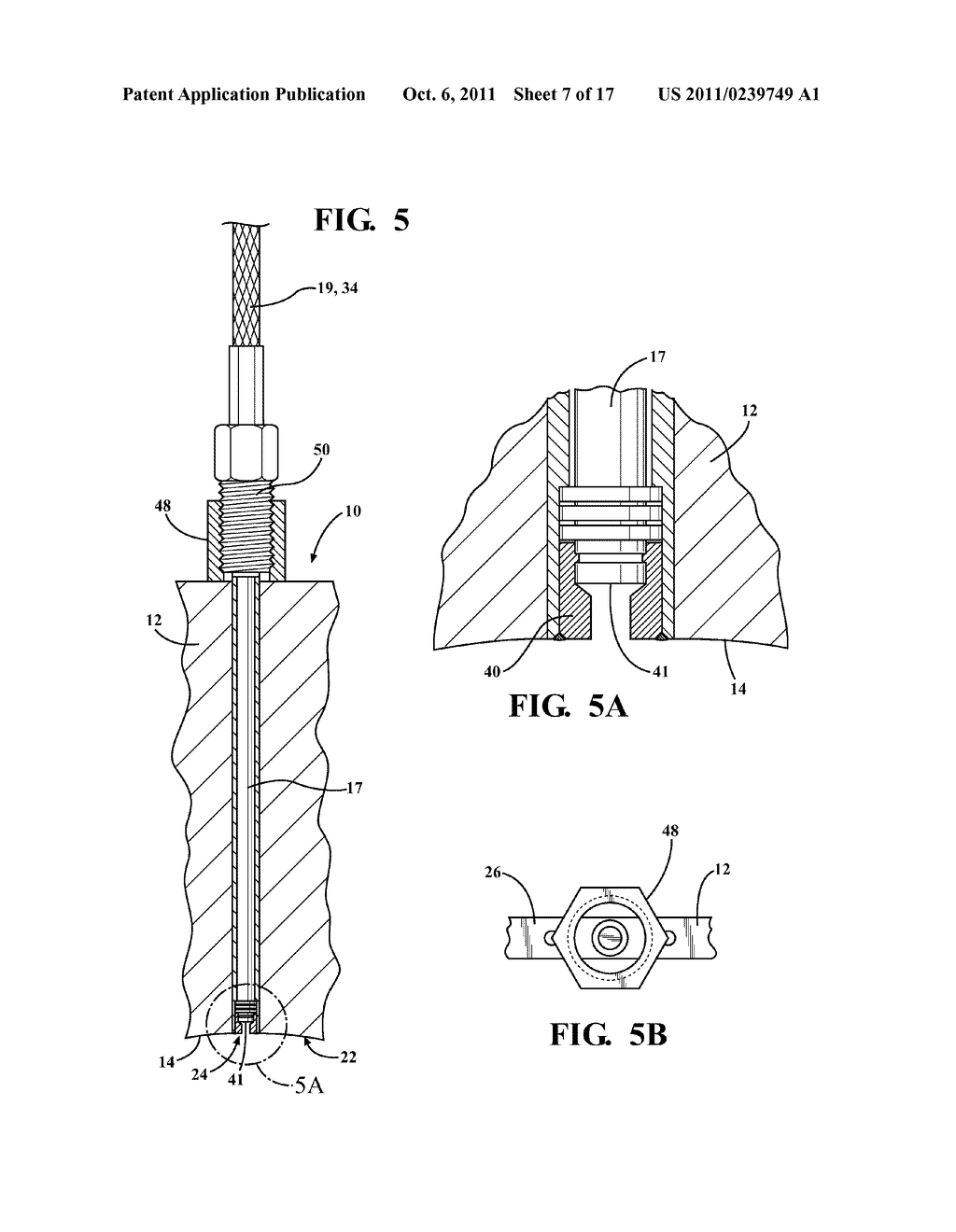 CYLINDER HEAD COMPRESSION SENSOR GASKET ASSEMBLY, METHOD OF CONSTRUCTION     THEREOF AND METHOD OF SERVICING A PRESSURE SENSOR ASSEMBLY IN A CYLINDER     HEAD COMPRESSION SENSOR GASKET ASSEMBLY - diagram, schematic, and image 08