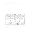 CYLINDER HEAD COMPRESSION SENSOR GASKET ASSEMBLY, METHOD OF CONSTRUCTION     THEREOF AND METHOD OF SERVICING A PRESSURE SENSOR ASSEMBLY IN A CYLINDER     HEAD COMPRESSION SENSOR GASKET ASSEMBLY diagram and image