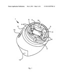 COUPLING ELEMENT FOR AN ULTRASONIC FLOW MEASURING DEVICE diagram and image