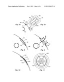 OVERPRESSURE HATCH INTENDED TO BE MOUNTED ON A WALL OF A TURBOJET ENGINE     NACELLE diagram and image