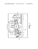 MACHINE FOR LABELING BY MEANS OF LABELS PRINTED ON A RIBBON diagram and image