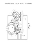 MACHINE FOR LABELING BY MEANS OF LABELS PRINTED ON A RIBBON diagram and image