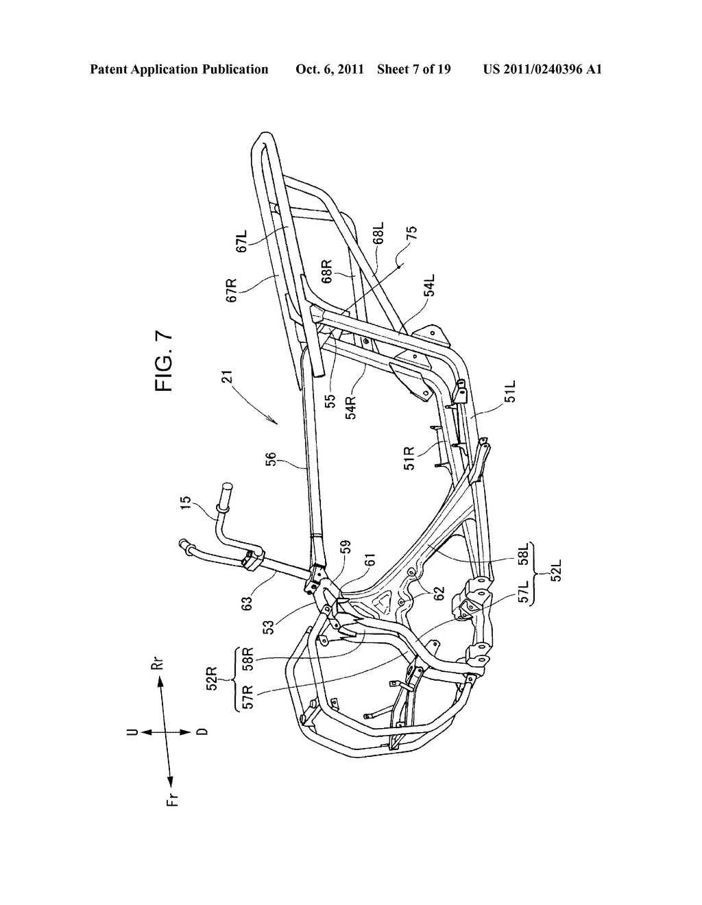 INTAKE AIR ROUTING STRUCTURE FOR A VEHICLE,  AND VEHICLE INCLUDING SAME - diagram, schematic, and image 08