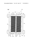 CAPACITIVE DEIONIZATION CELL WITH RADIAL FLOW diagram and image