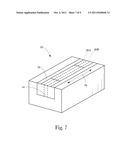 ARRAY OF PACKAGES SEALED WITH A TAPE HAVING A LINE OF WEAKNESS diagram and image