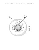 Strap spool mountable to a shaft diagram and image