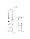 TELESCOPIC TUBE SET FOR BRIDGE TRANSPORT SYSTEM diagram and image